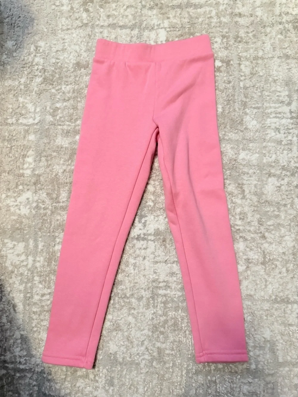 Old Navy Pink Cozy Lined Kids Leggings size S 6/7